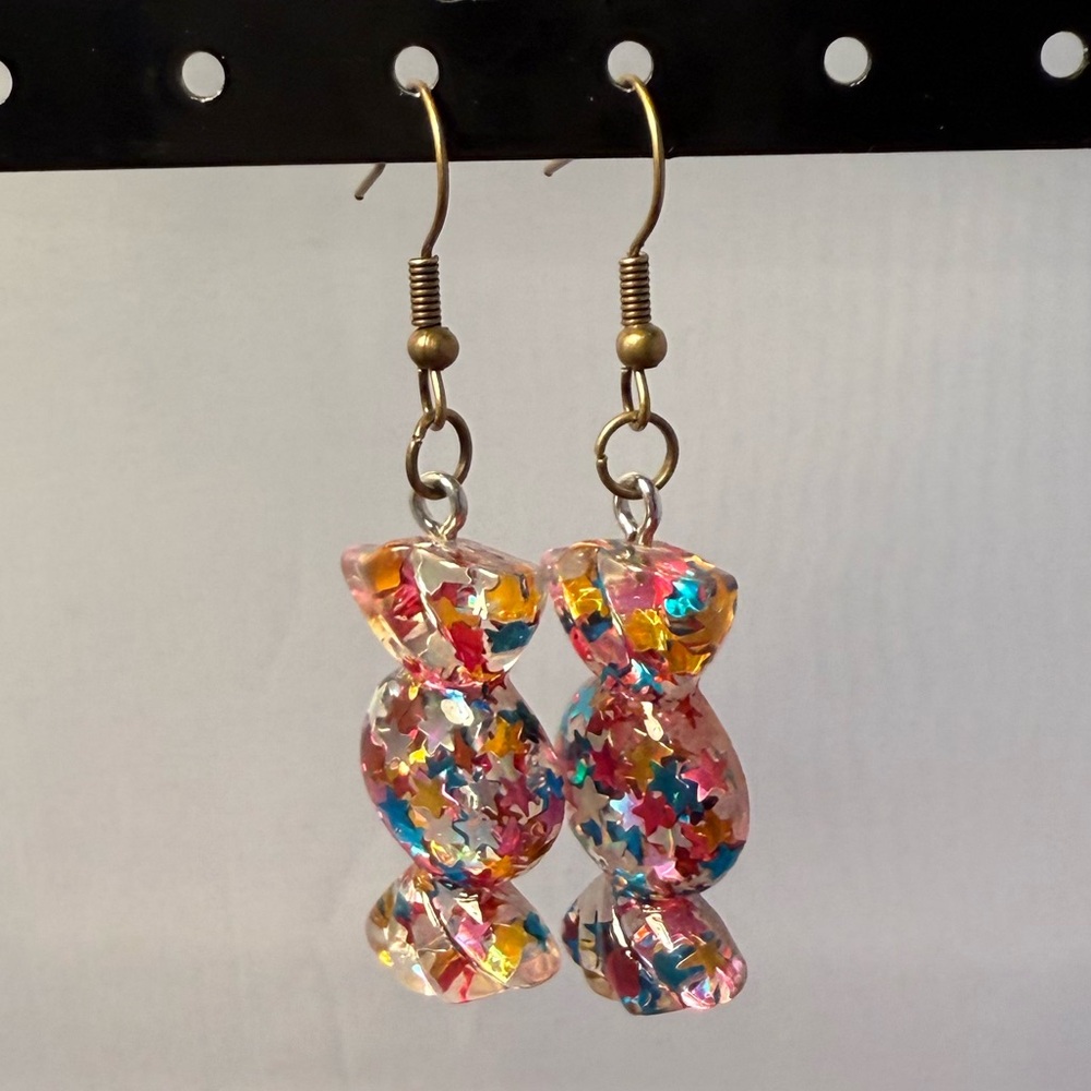 Candy Wrapper Earrings